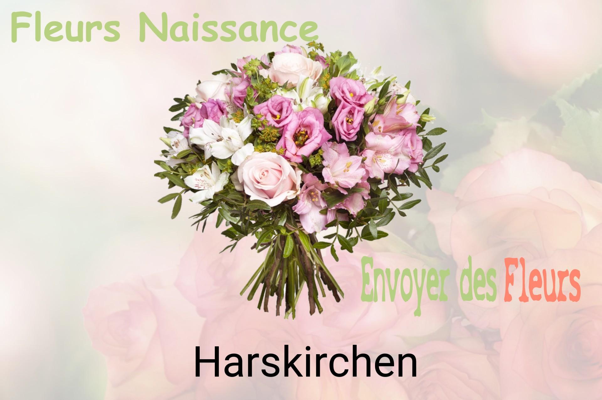 Bouquet de fleurs de naissance livré à Harskirchen