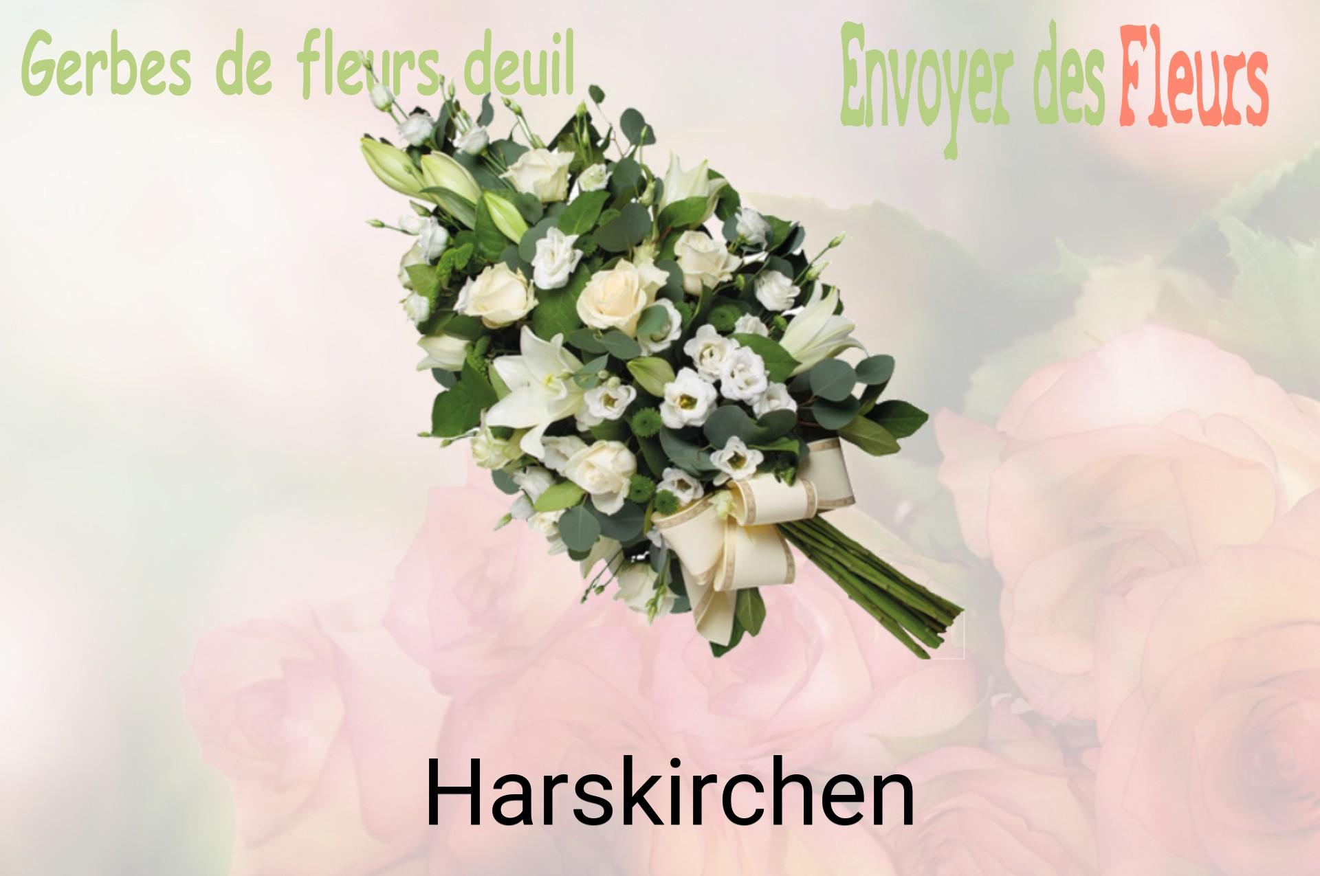 Gerbe de fleurs de deuil livrée à Harskirchen